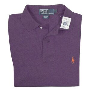 NEW Vintage Polo Ralph Lauren Polo Shirt! S M L Purple With Orange Polo Player